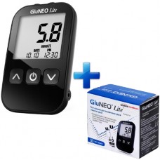 Глюкометр GluNeo Lite + 50 тест-полосок